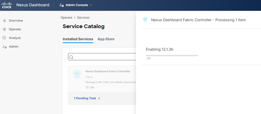 enabling ndfc