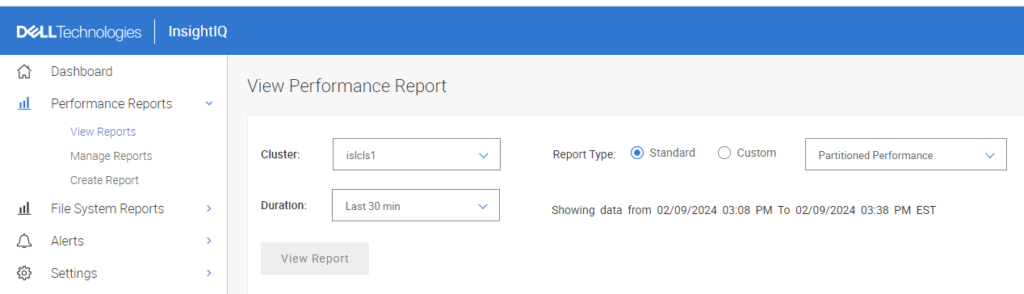 view performance reports